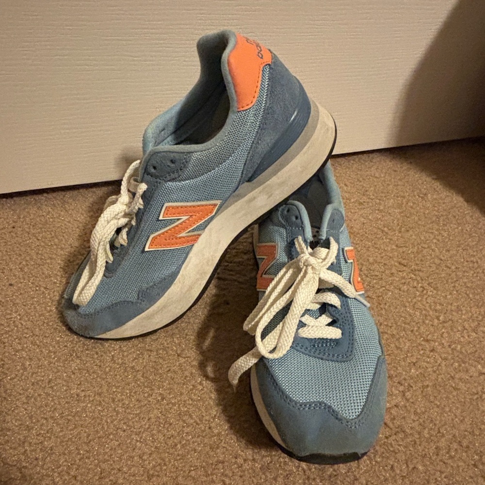 New Balance Kids Sneakers in Blue and Orange